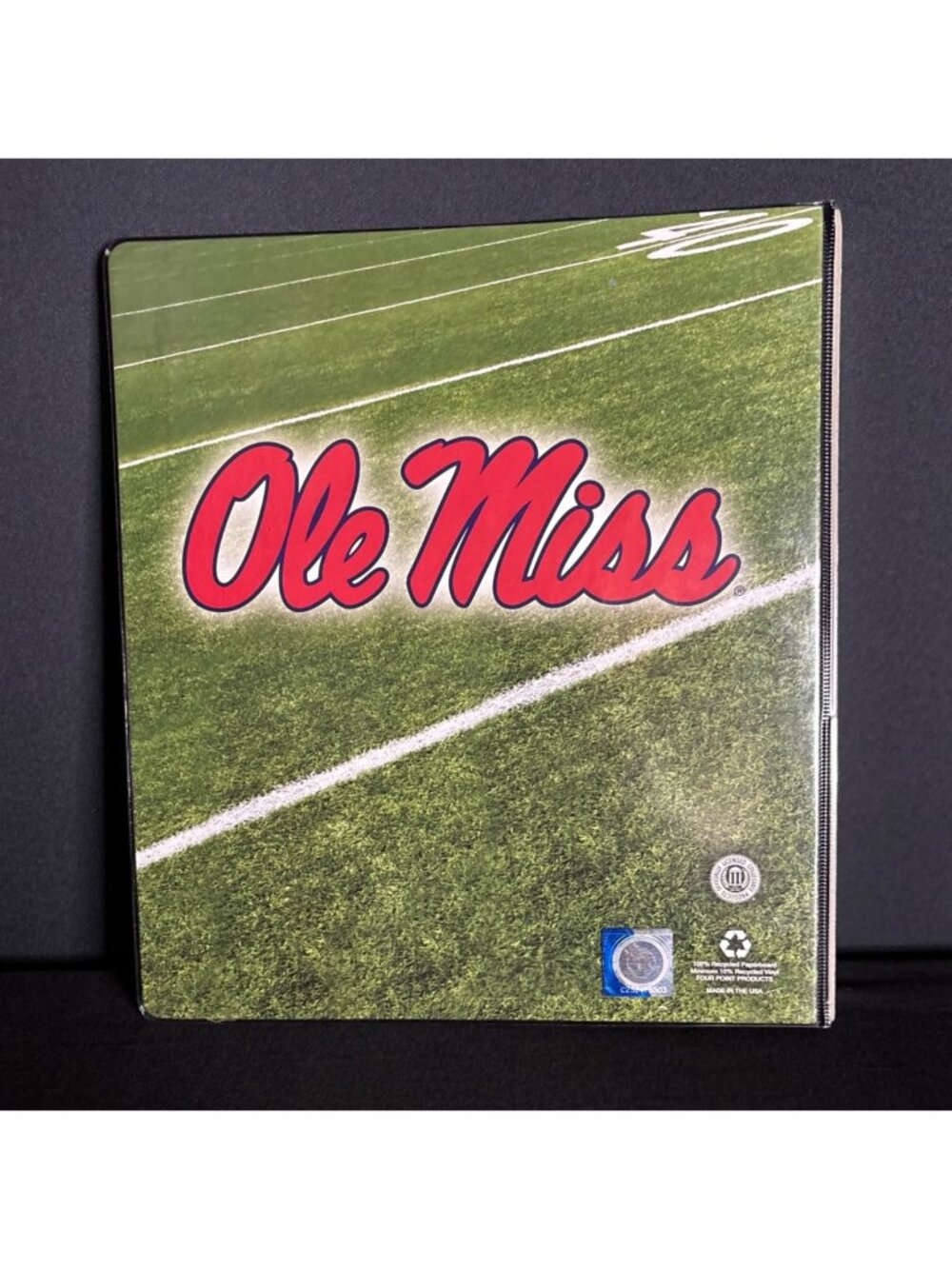 Ole Miss Rebels University of Mississippi Rebels binder 3-Ring Binder 1 1/2" - Picture 2 of 8